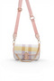 Lila - Pink Plaid Women's Shoulder Bag Sp1171 - 6
