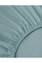 Plain Cotton Single Duvet Cover Set 160X220 cm Hydrangea Blue-Aqua Green - 7