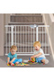 - Auto-Close Safety Baby Gate - 75-84cm + 10cm Extension Kit - 8