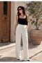 Double Pleated Palazzo Trousers - 3