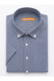 Men's Classic Loose Fit Short Sleeve Checkered Dad Shirt with Pockets - 2