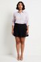 Women's Plus Size High Waist Skater Cut Mini Skirt with Shorts Sandy Textured Comfortable Casual Modern - 4