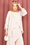 Asymmetrical Cut Aerobin Hijab Double Set Stone - 2