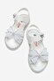 Children's Bow Tie Sandals White - 5