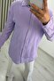 My Magazin Summer Tansel Fabric Daisy Embroidered Snap Button Hijab Shirt - 2