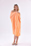 Mia 100% Cotton Striped Beach Peshtemal |   Quick-Drying, Extra Light Tasseled Pareo |   Beach, Pool and Bath Towel - 3