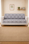 Soft-Touch Digital Printed Sofa Cover Multi-Purpose Sofa Shawl Sofa Bed Cover Non-Slip Sponge-Backed 165 X 215