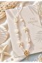 Starfish Phone Charm Camera Charm Pearl Beaded Summer Themed Phone Strap Coastal Aesthetic - 4