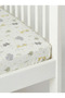 Baby 3-Piece Pique Set 110X140 cm 100% Cotton Knitted Patterned Pique + 60X120 cm Elastic Sheet + Pillowcase Set - 5