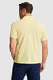 Men's Light Yellow Regular Fit Polo Collar Basic T-Shirt 50324938-Vr004 - 5