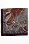 Women's Coffee Red Ethnic Pattern Stitched Writing - 2