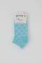 Girl's Booties Socks with Heart Pattern, 5-12 Years, Turquoise - 2