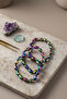 Full Arpa Crystal 3 Piece Rubber Bracelet - 4