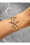 Sea Star Gold Steel Adjustable Cuff Bracelet - 2
