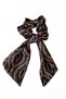 Brown Ethnic Patterned Scarf Buckle - 2