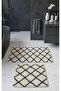 Royal Nordic 2-Piece 60X100 cm Latex Non-Slip Base Bath Mat Set Machine Washable Mat