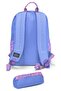 Purple Wave Patterned Primary and Secondary School Backpack and Pen Holder Set for Girls - Setygn33227C - 3