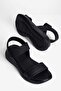 Women's Sandals Lightweight Comfort Sole Elastic Band Daily Elyra Black - 3
