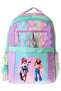 Wow Gerenation Girl's Be You Printed Green - Purple Primary School Backpack - Four Compartments - W6085 - 2