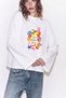 Women's Long Sleeve T-Shirt La Dolce Vita Printed White – Stretchy Fabric, Comfortable Fit, Crew Neck - 3