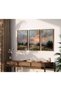 Boat Harbor Art 30x40cm Set of 3 Wooden Frame Wall Decor Painting - 3