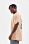 Unisex Crew Neck Printed Oversize Tshirt - 3