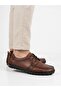 Men's Tan Genuine Leather Orthopedic Sole Summer Shoes