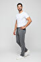 Men's Baggy Sweatpants – Elastic Waist, Pocket Detail, Wide Legs - 2