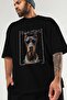 For Dog Lovers 12 Front Dog Prints Black Oversize T-Shirt 100% Cotton Unisex Dog Lover Premium Design - 3