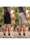 Men's Shorts, Black Shorts, Gray Shorts, 2 Thread Count, Plus Size, Sports Shorts, Oversize, Lace-Up, Casual Shorts - 3