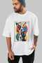 For Dog Lovers 56 Front Dog Printed White Oversize T-Shirt 100% Cotton Unisex Dog Lover Premium Design - 7