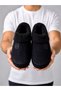 Men's Black Luxury Home Shoes Corduroy Inside Plush Non-Slip Sole Winter Home Shoes - 2