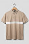 Men's T-Shirt Cotton Kagi Footed Collar Oversized Large Size - Mys Lion - 2