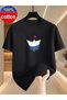 Men's Paper Boat Printed Premium Oversize T-Shirt