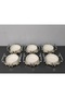 6-Piece Round Porcelain Presentation Bowl & Breakfast, Snack, Dessert, & Special Laser-Cut Bowl Set - 4