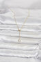 Brass Gold Color Elevator Model Women's Necklace - 2