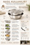 3-in-1 Professional Kitchen Set - Stainless Steel Grater, Strainer, and Mixing Bowl (27 cm) 723296 - 8