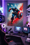 Popular-12 Wall Covering Brilliant Quality Fabric Room Decor Tapestry Wall Tapestry Gaming - 2