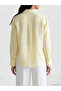 Lcw Everyday Yellow Women's 100% Linen Shirt - 4