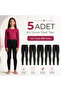 |   5' Advantage Pack Girls' Thermal Tights Winter Cotton (5Pcs)