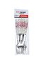 6-Piece Dinner Fork Set White/Pink - 2