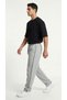 Men's Gray Color Baggy Side-Piped Loose-Fit Comfortable Fit Sweatpants - 6