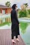 Parachute Black Full Covered Hijab Swimsuit M2417-Tr2 - 6