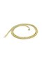 Yellow Color Steel Men's Necklace 4mm - Yellow - 2