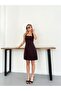 Women's Square Neck Summer Dress - 2