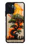 Xiaomi Redmi Note 10 Glossy Phone Case with Pagoda Silhouette Design
