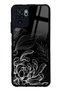Xiaomi Redmi Note 10 Glossy Phone Case with Moonlight Leaves Design