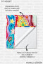 Colorful Starry Abstract Artistic Beach Towel - Galaxy-Inspired Pastel Quick-Dry Microfiber Towel - 8