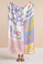 Floral Tropical Modern Beach Towel - Bohemian Pastel Mediterranean Quick Dry Microfiber Towel