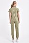 Green Green Lycra Surgical Suit with Elastic Legs - 2
